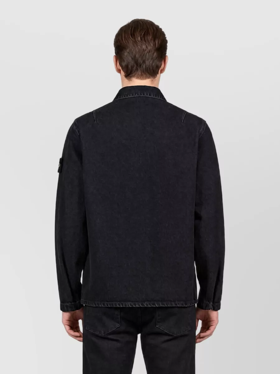 Stone Island Denim Regular-Fit Shirt Jacket