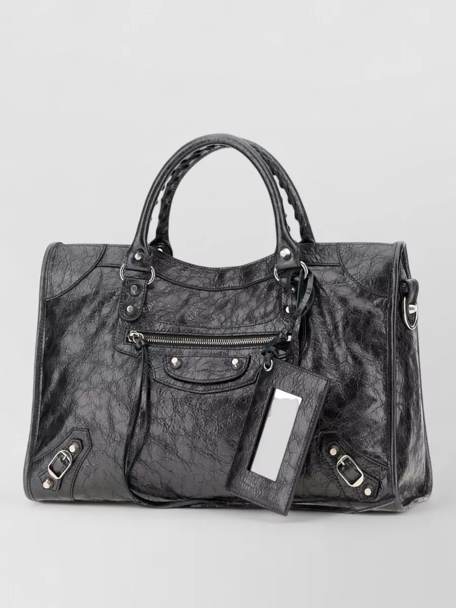 Balenciaga le city medium leather tote bag