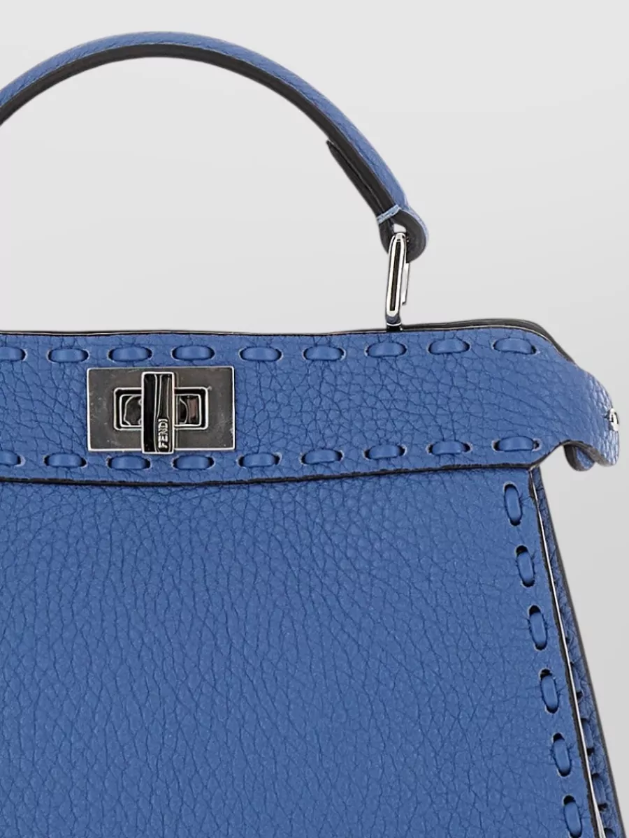 Fendi Peekaboo Iseeu Petite Leather Shoulder Bag