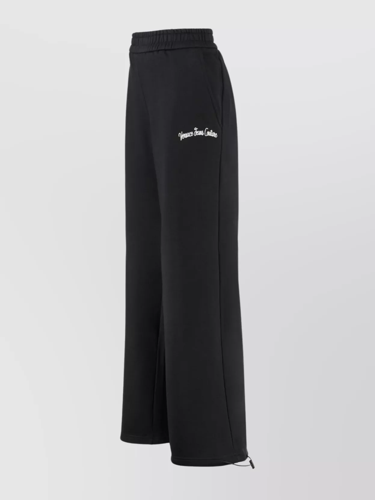 Versace Jeans Couture Cotton Track-Pants Featuring Adjustable Drawstrings