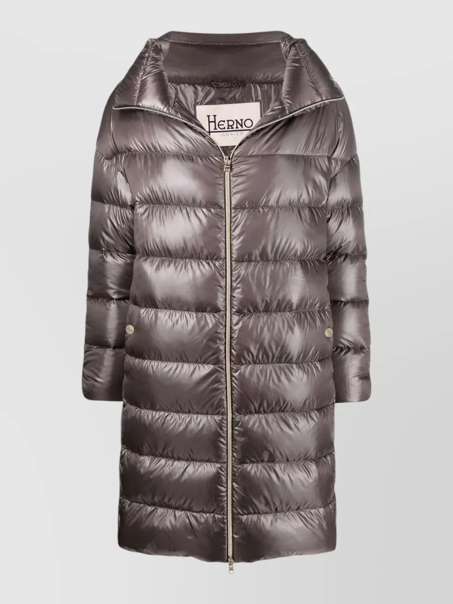 Herno down relaxed-fit midi coat