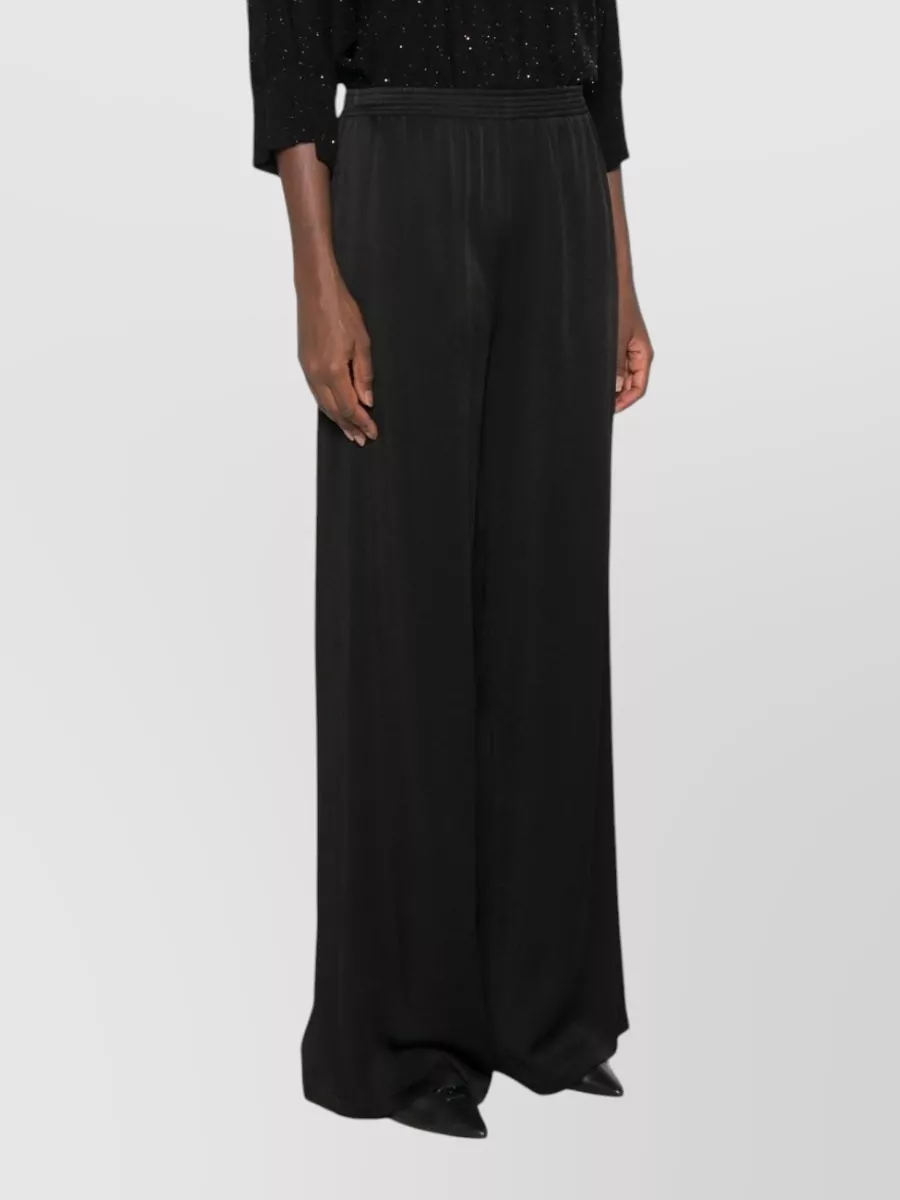 Fabiana Filippi satin wide-leg trousers