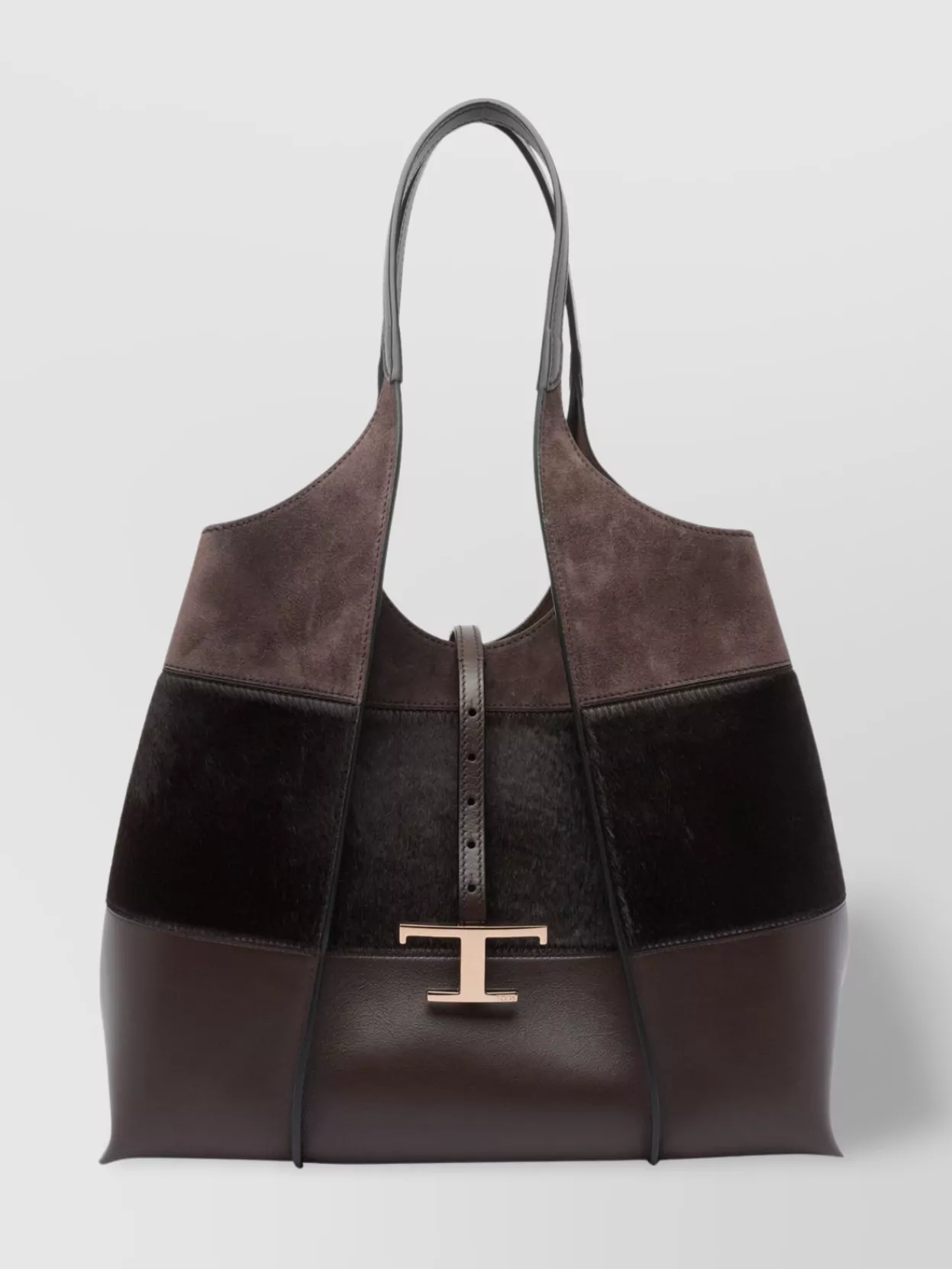 Tod's Block Design Tote Bag With Dual Handles