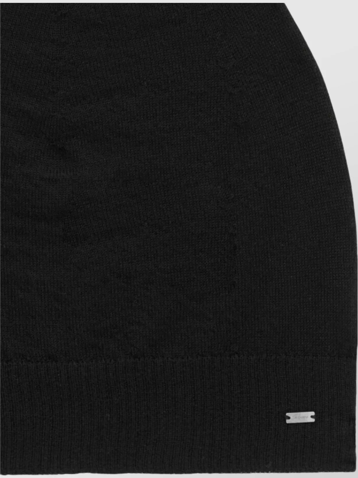 Saint Laurent Knit Beanie Ribbed Hem