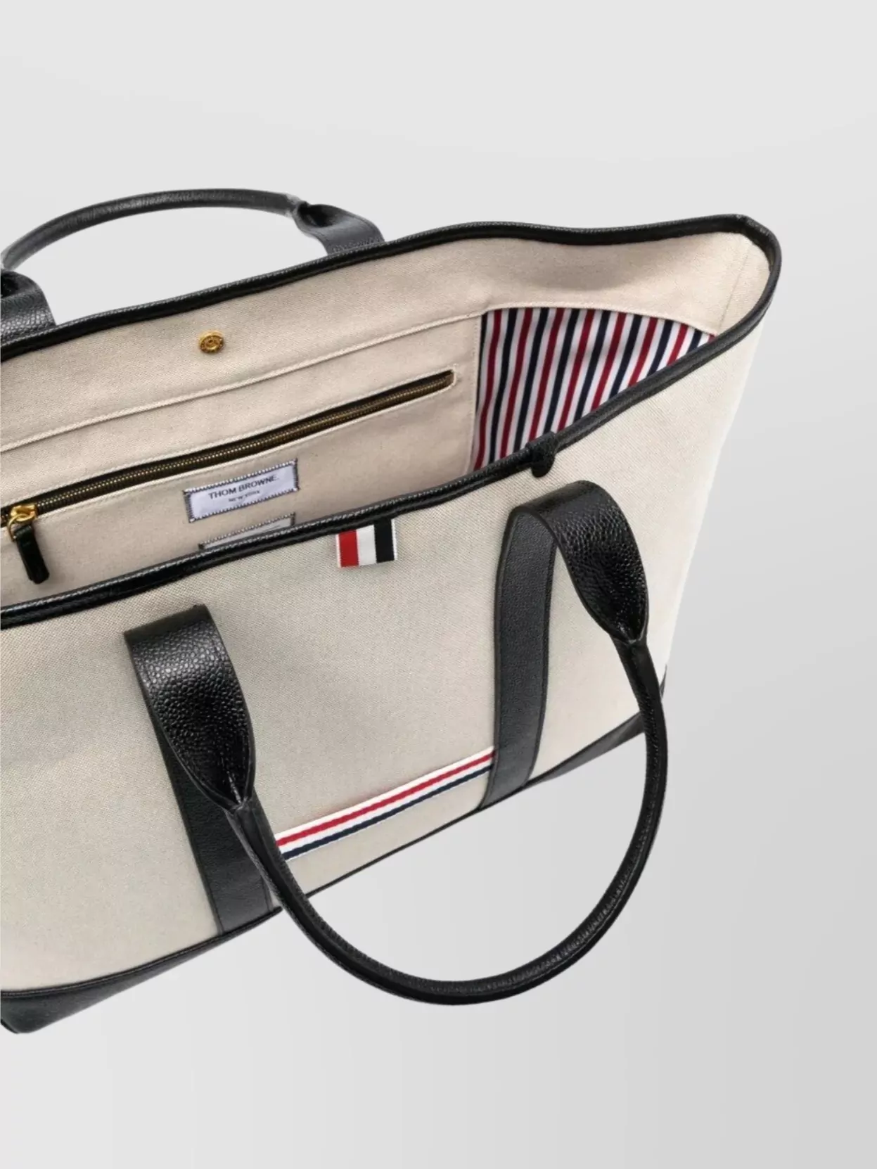 Thom Browne Medium Tool Tote Leather Handles