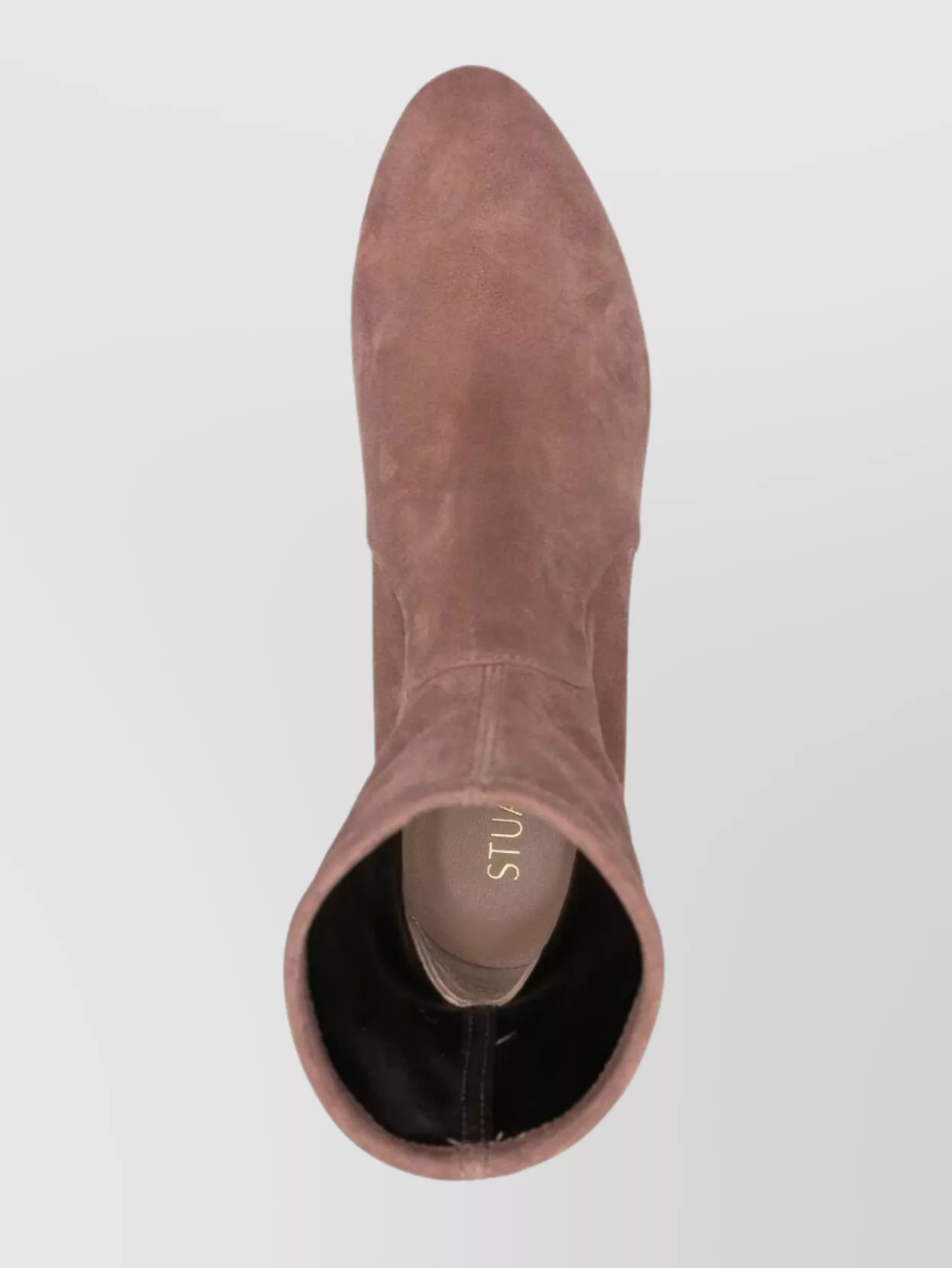 Stuart Weitzman Suede Block Heel Ankle Boots In Brown