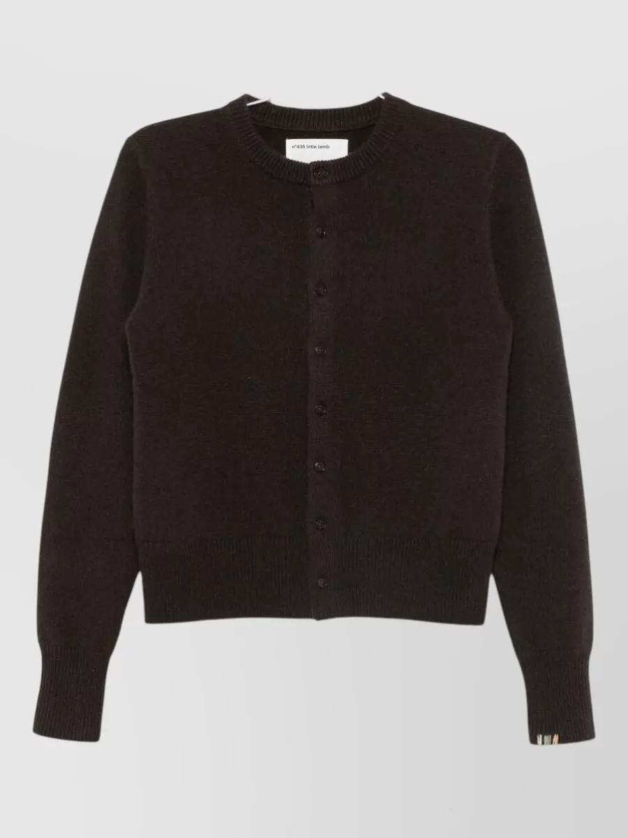 Extreme Cashmere cashmere fine-knit crew-neck long-sleeve cardigan