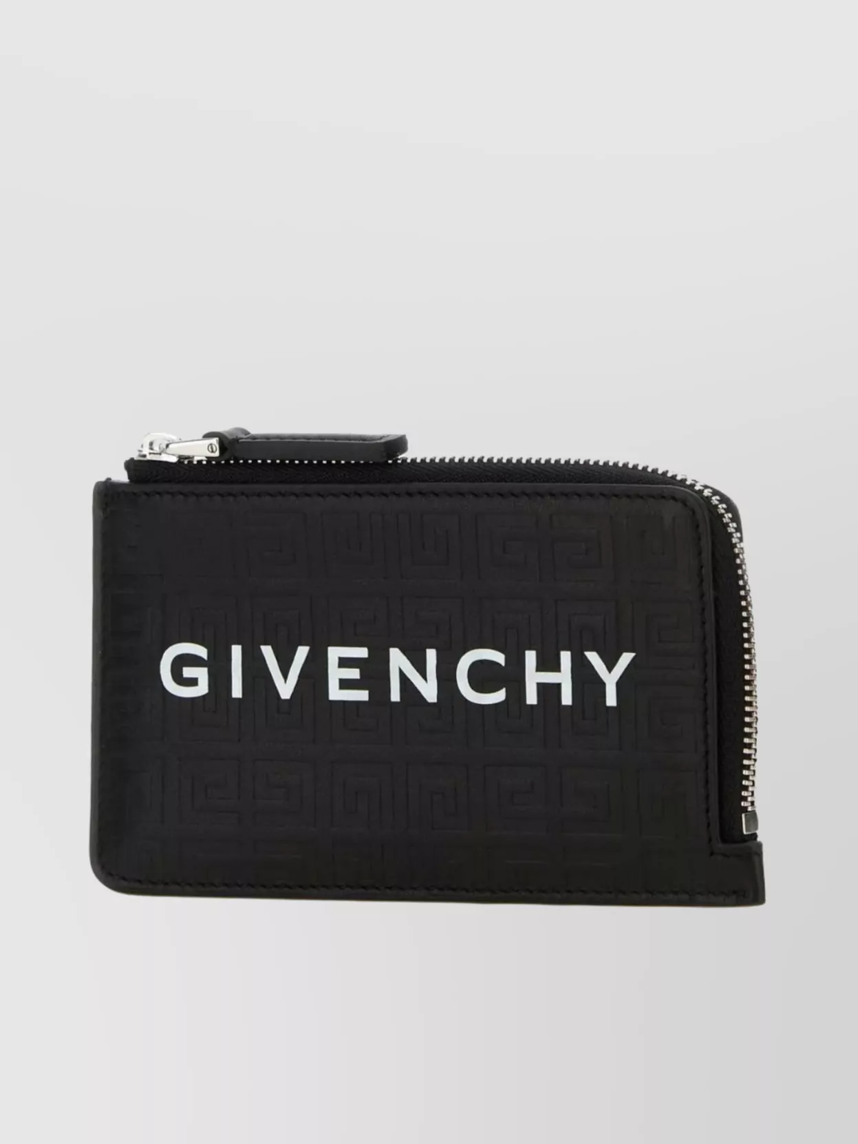 Shop Givenchy Canvas And Leather G-cut 4g Card Holder
