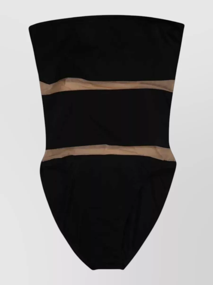 Norma Kamali mesh bodysuit