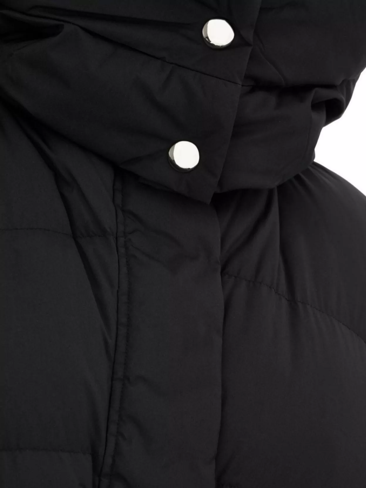 Sportmax Black Polyester Down Jacket In Black