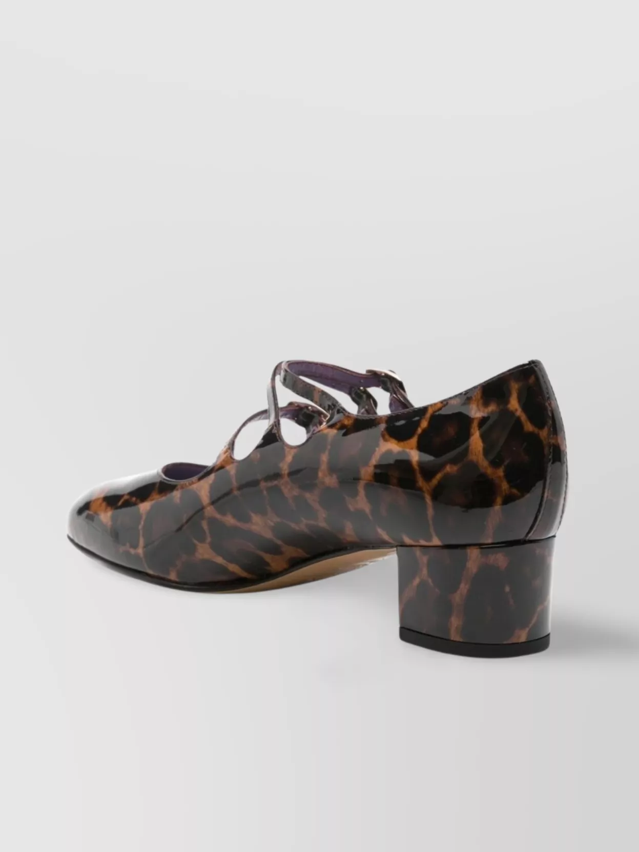 Carel Paris Block Heel Animal Print Pumps