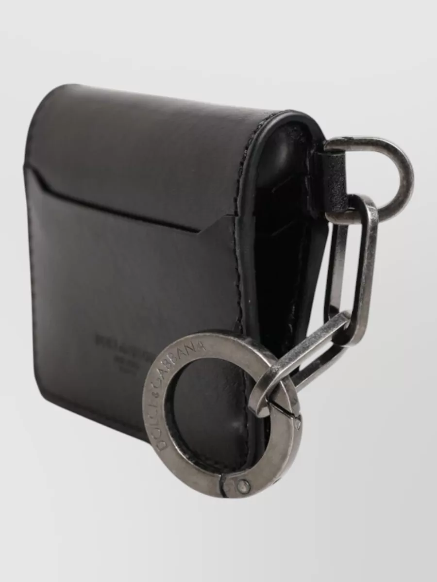 Dolce&Gabbana Leather Keyring Card Holder