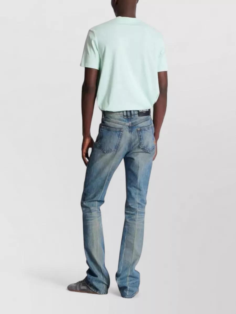Balmain Denim Straight-Leg Jeans