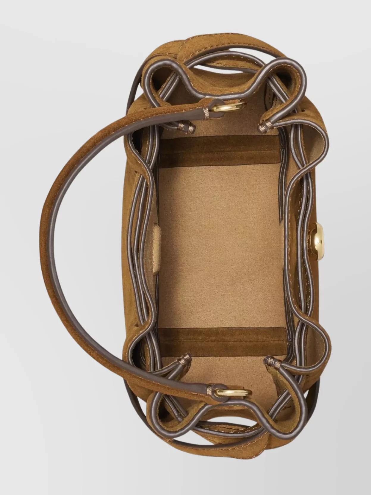 Tory Burch Mini Bucket Crossbody Bag Handle In Orange