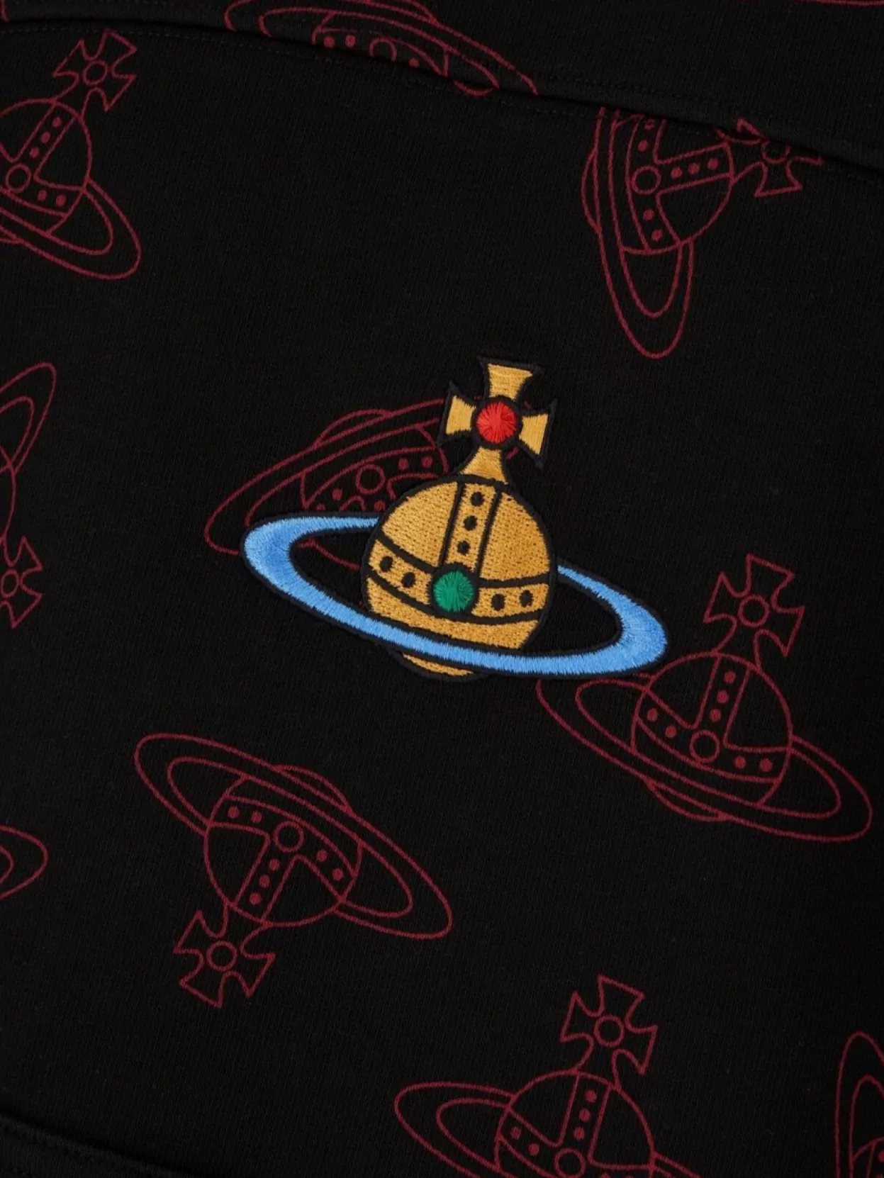 Vivienne Westwood Printed Hooded Sweater With Kangaroo Pocket