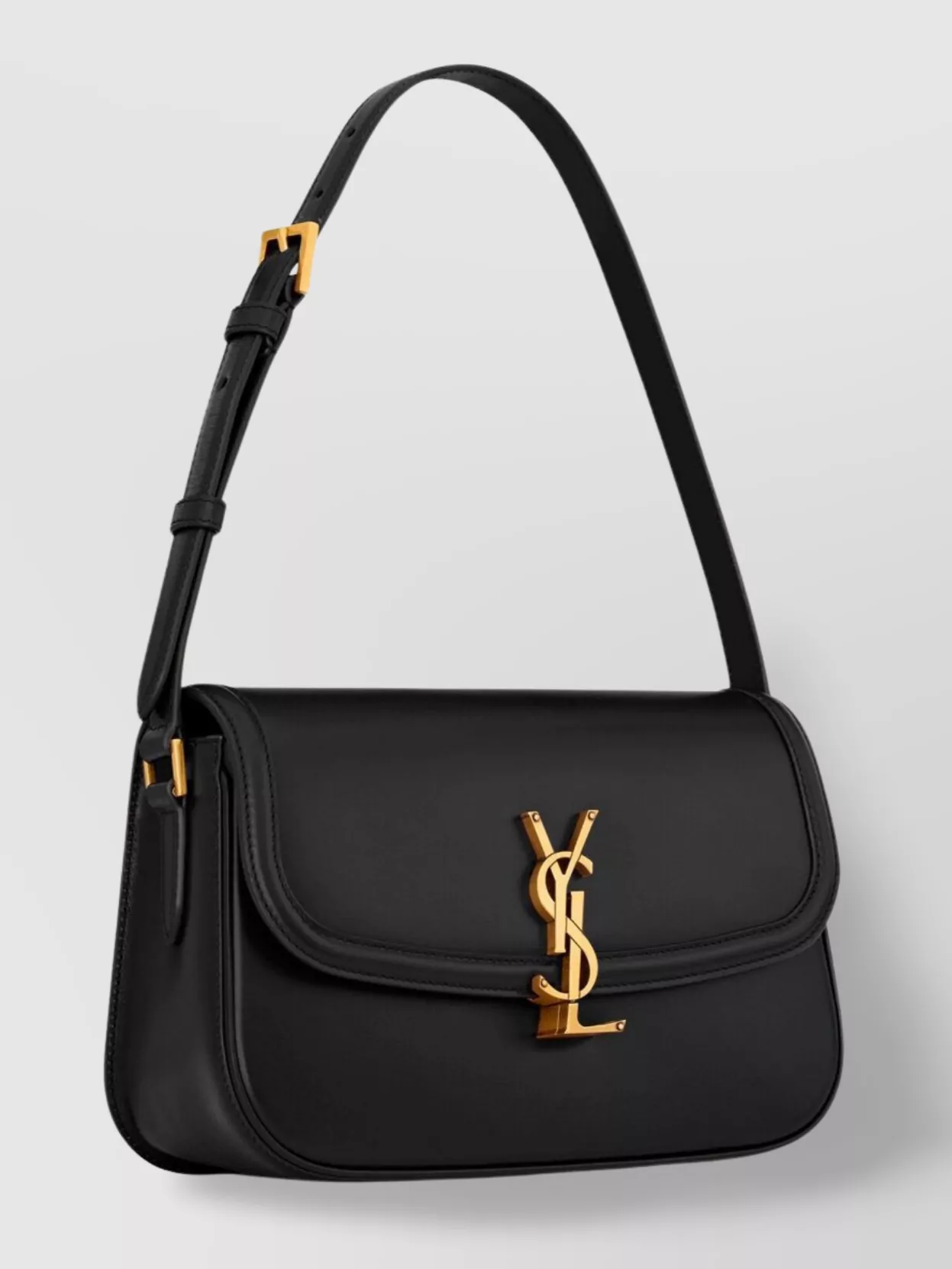 Saint Laurent Medium Box Leather Shoulder Bag