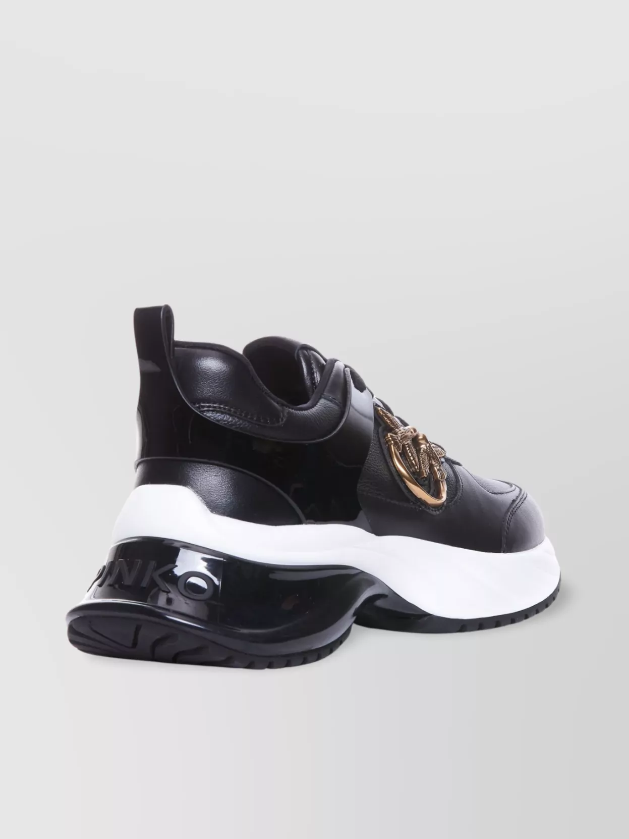 Pinko Sneakers Ariel Effet Cuir Avec Détails Finition Miroir