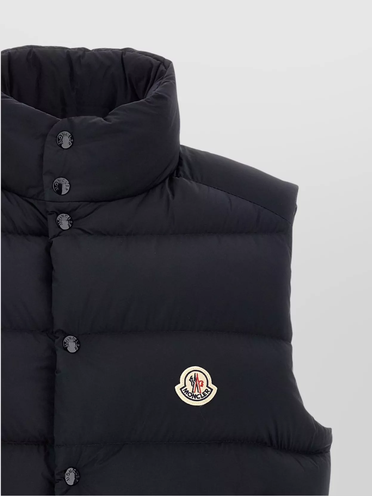 Moncler 'Tibb' High Neck Padded Sleeveless Vest