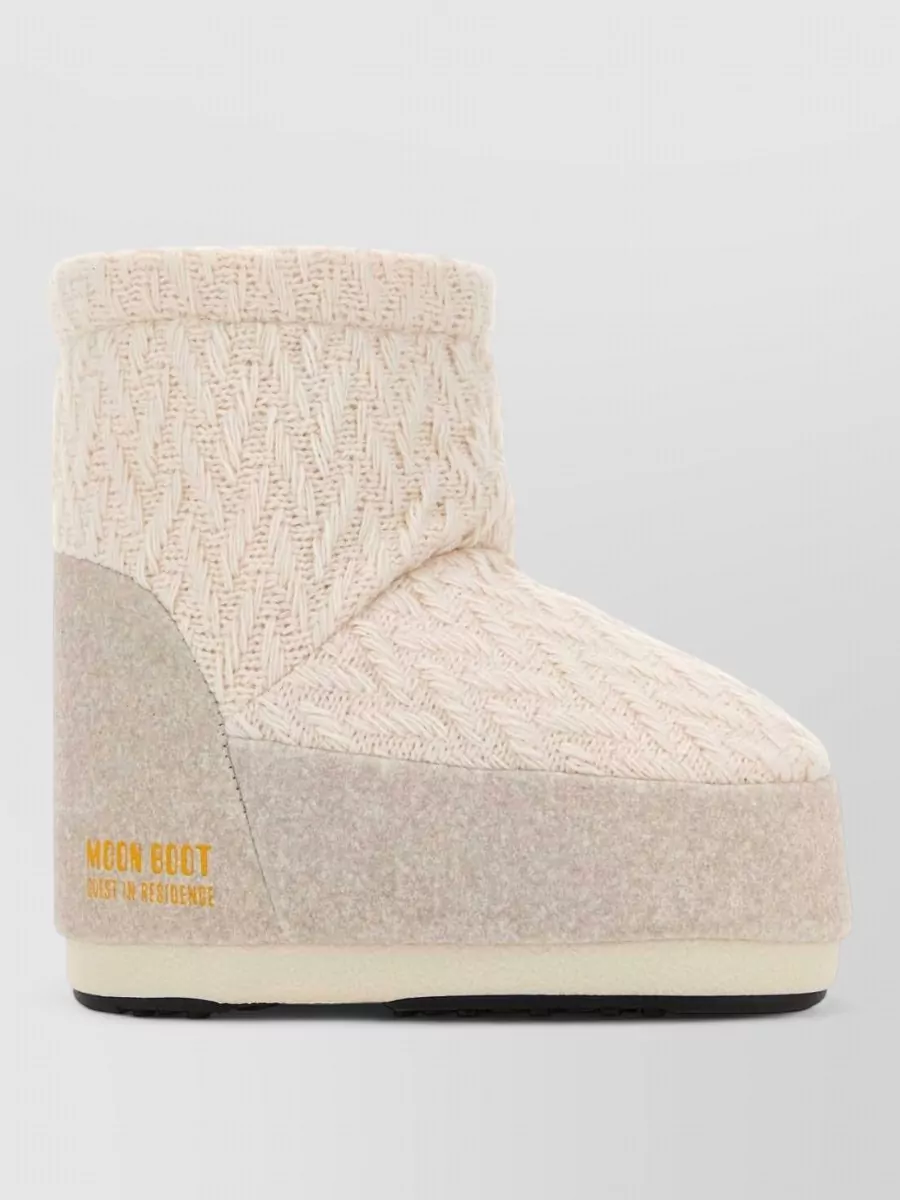 Moon Boot fabric ankle boots