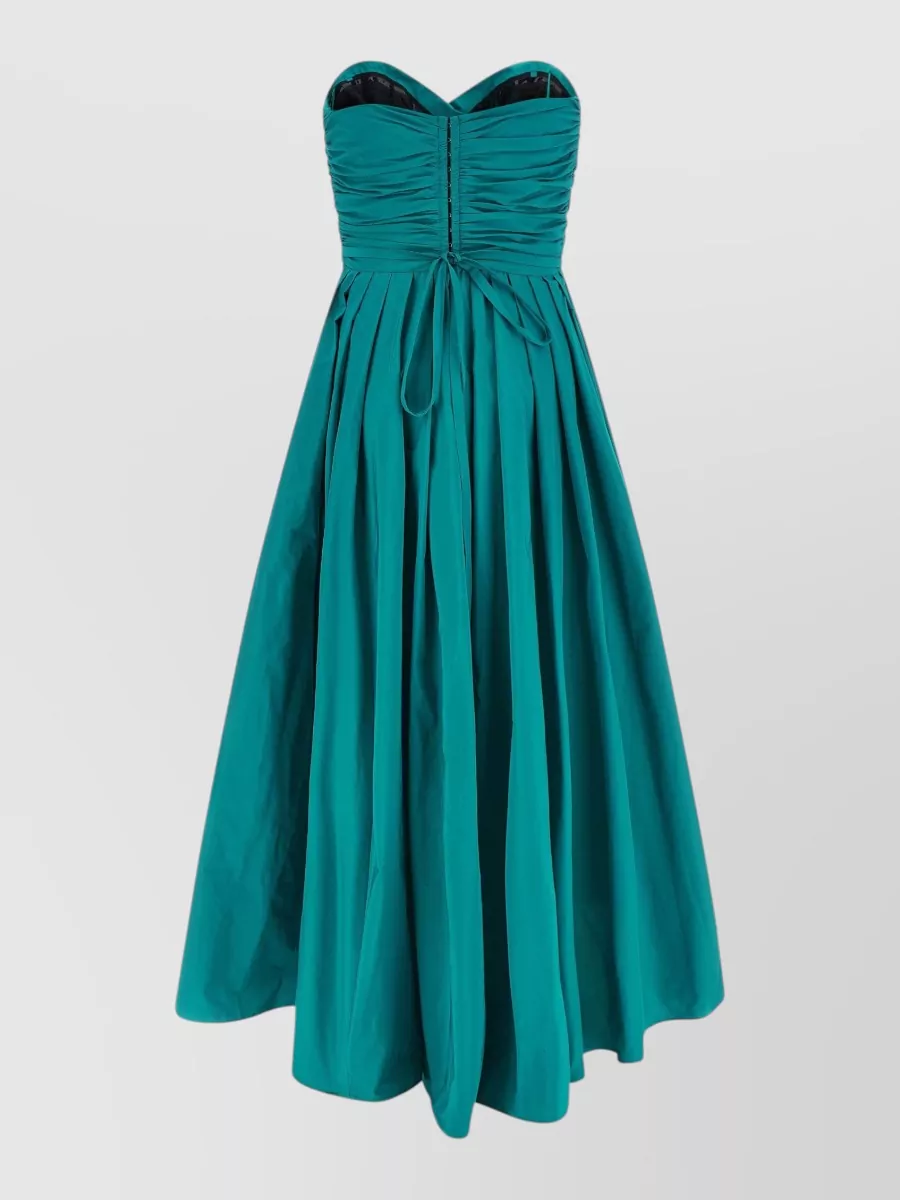 Pinko Off-The-Shoulder Sleeveless Asymmetric Gown
