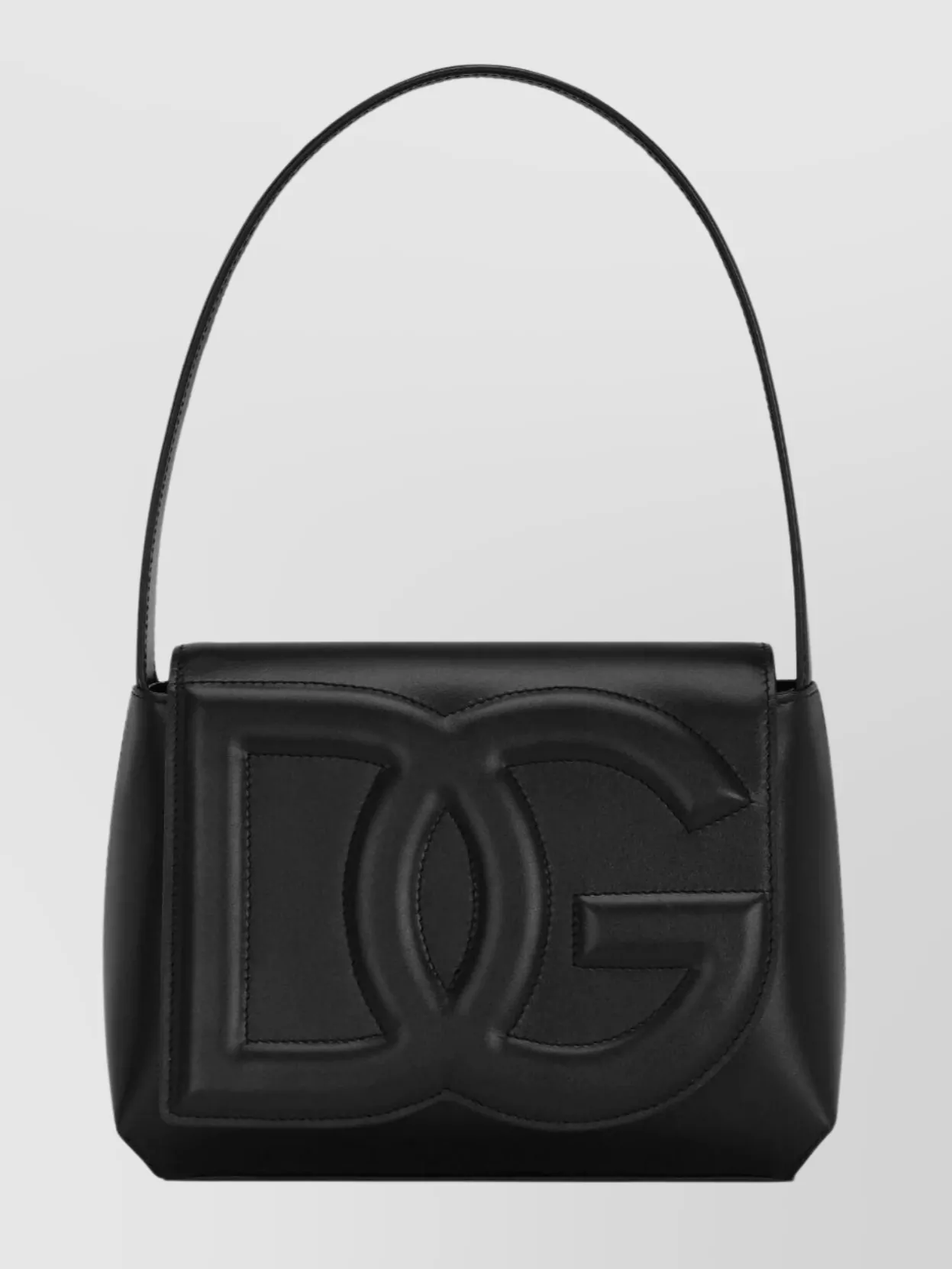 Shop Dolce & Gabbana Signature Logo Shoulder Bag