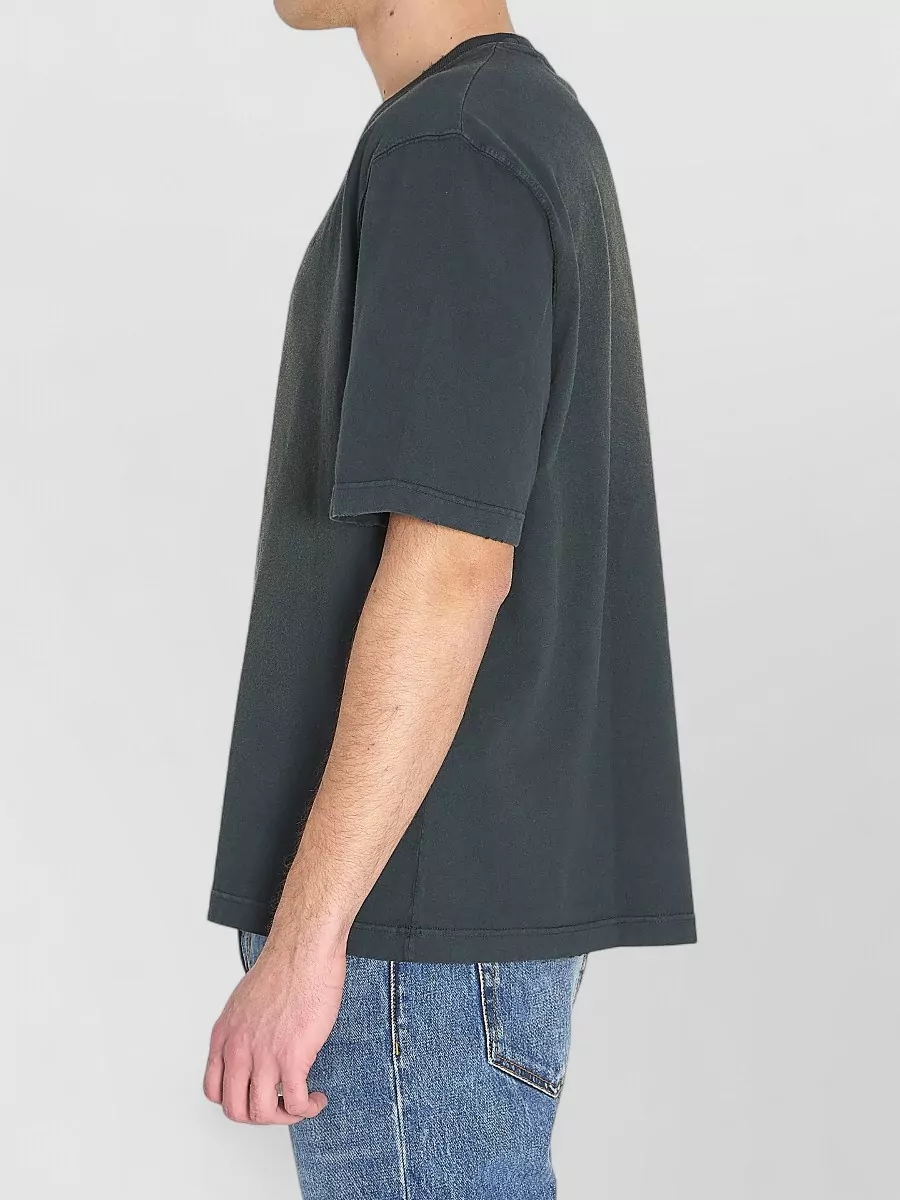 Golden Goose Jersey T Shirt Crew Neck Stars