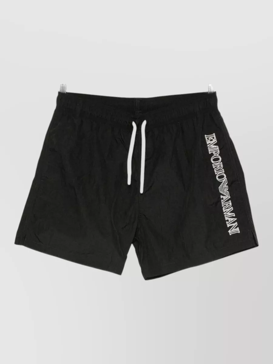 Emporio Armani Crinkled swim shorts