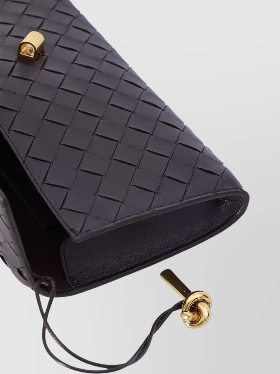 Bottega Veneta Andiamo Lambskin Long Clutch Bag