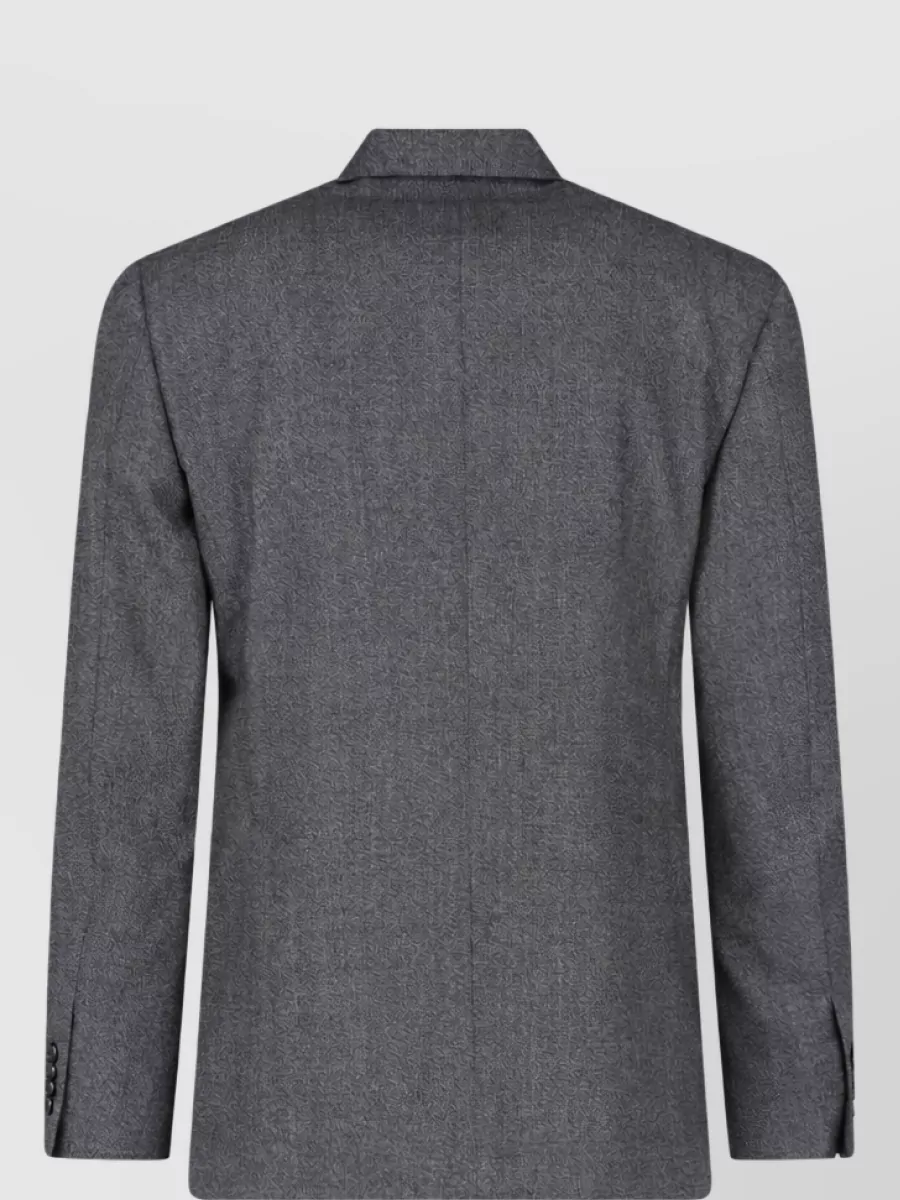 Lardini virgin wool double-breasted coat