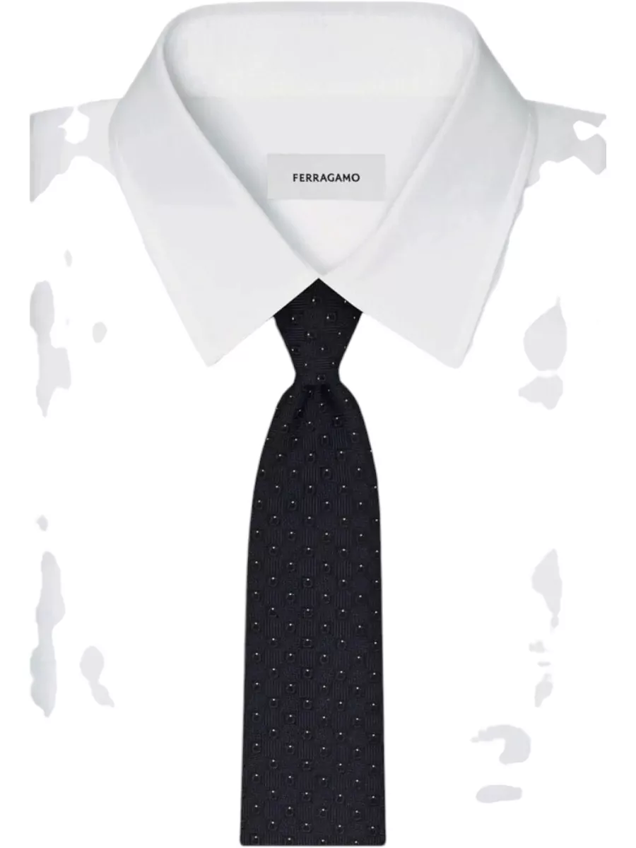 Ferragamo Silk Jacquard Tie