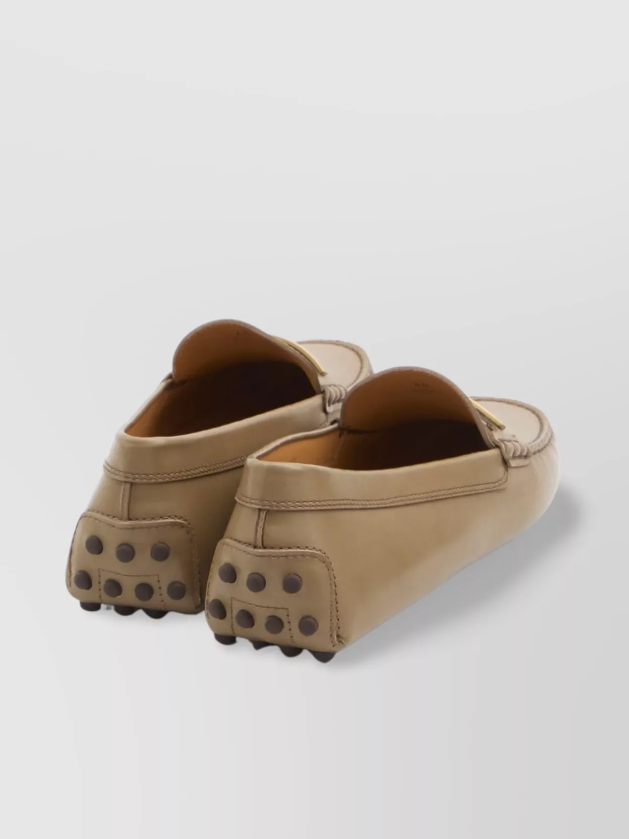 Tod's Moccasins Calfskin Metal Bar