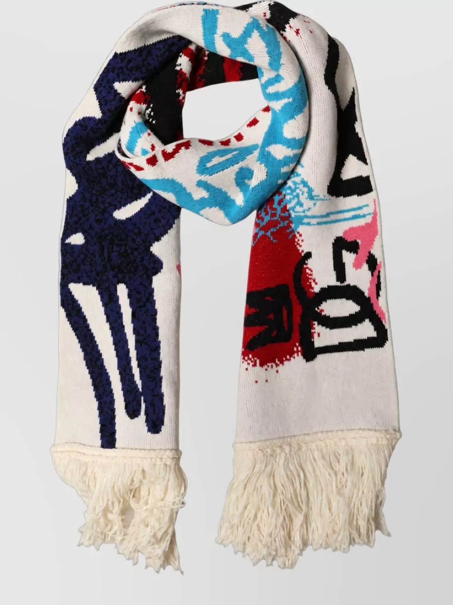 Dolce&Gabbana cashmere fringed scarf