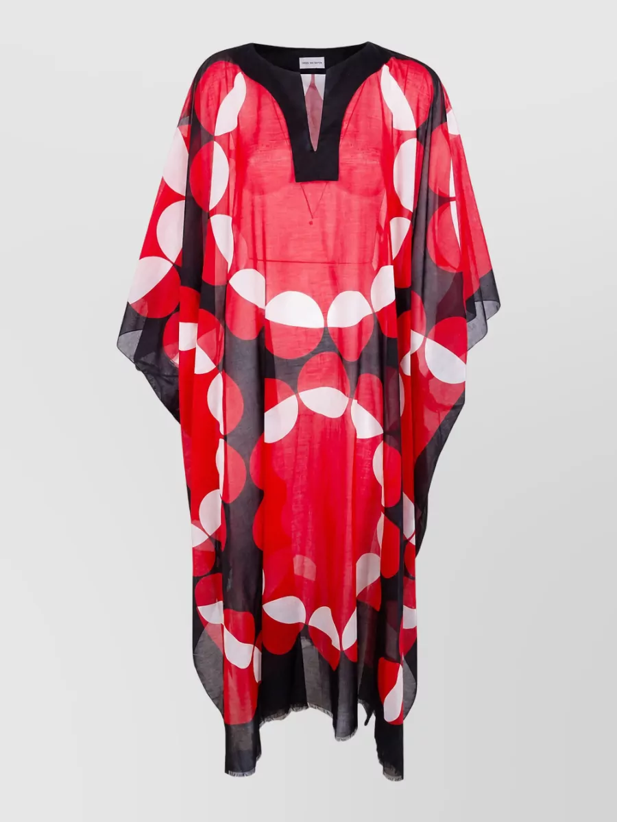 Dries Van Noten Cotton Long Kaftan Shirt