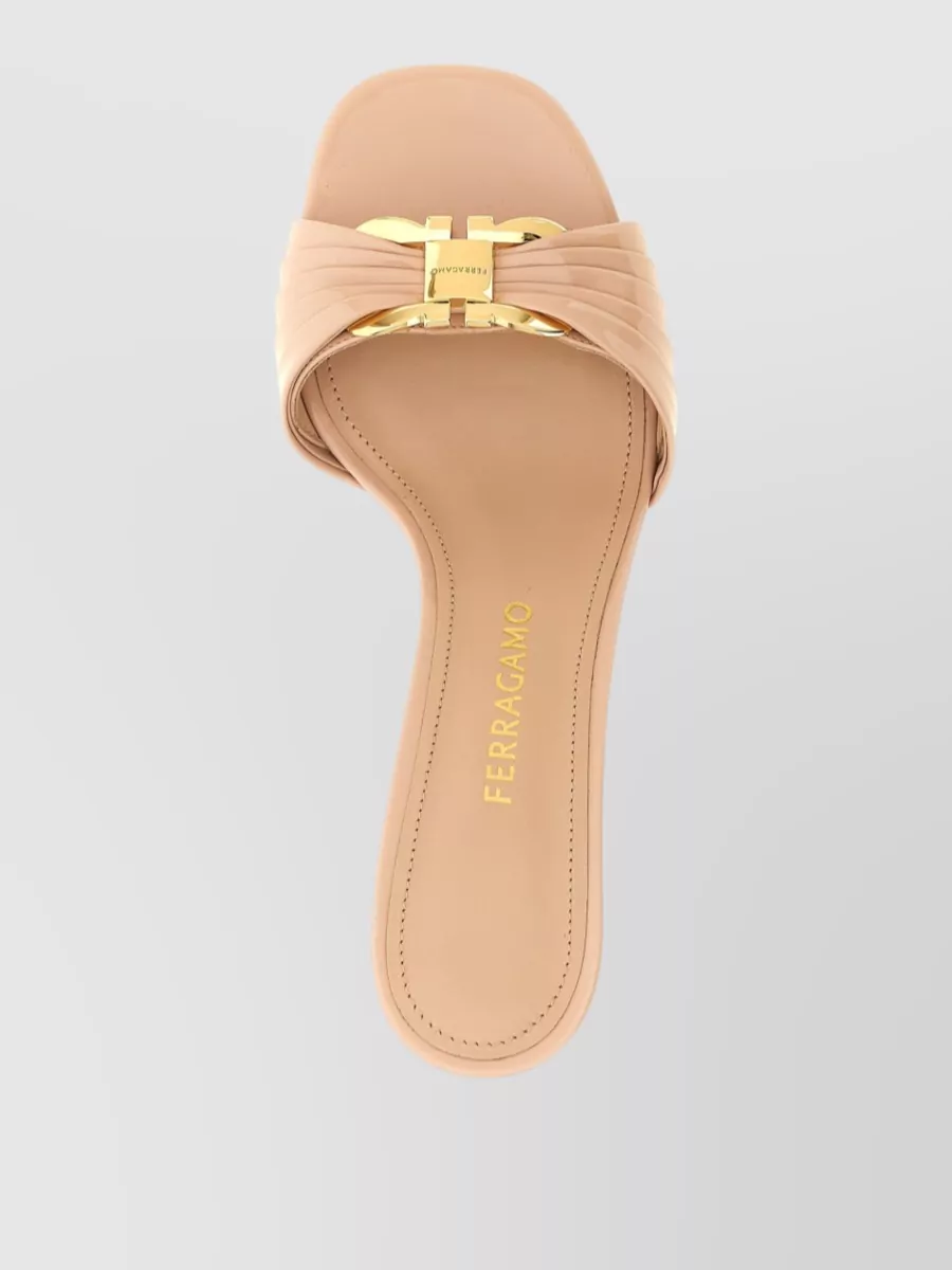 Ferragamo Leather Mules