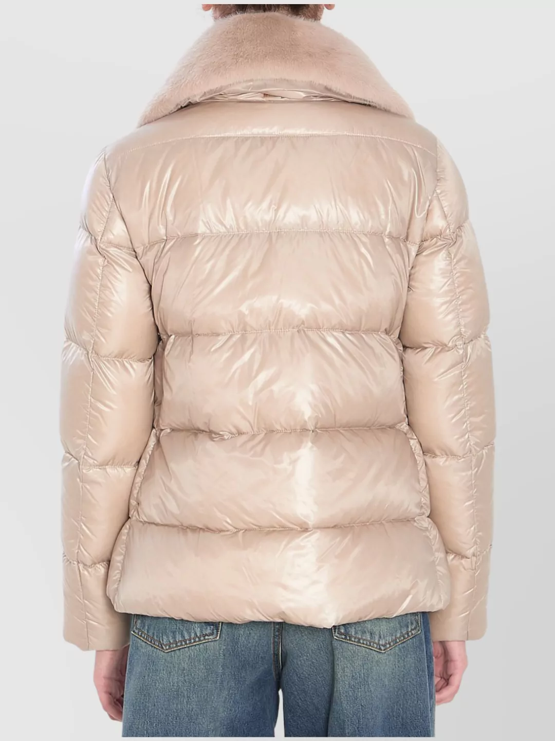 Herno Puffer Coat Fur Collar
