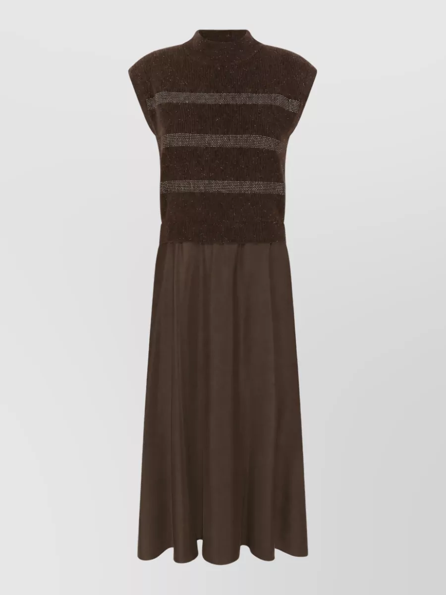 Peserico wool blend knitted dress