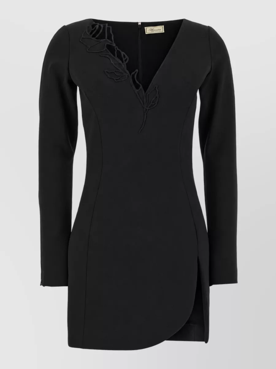 Blumarine stretch crepe mini dress