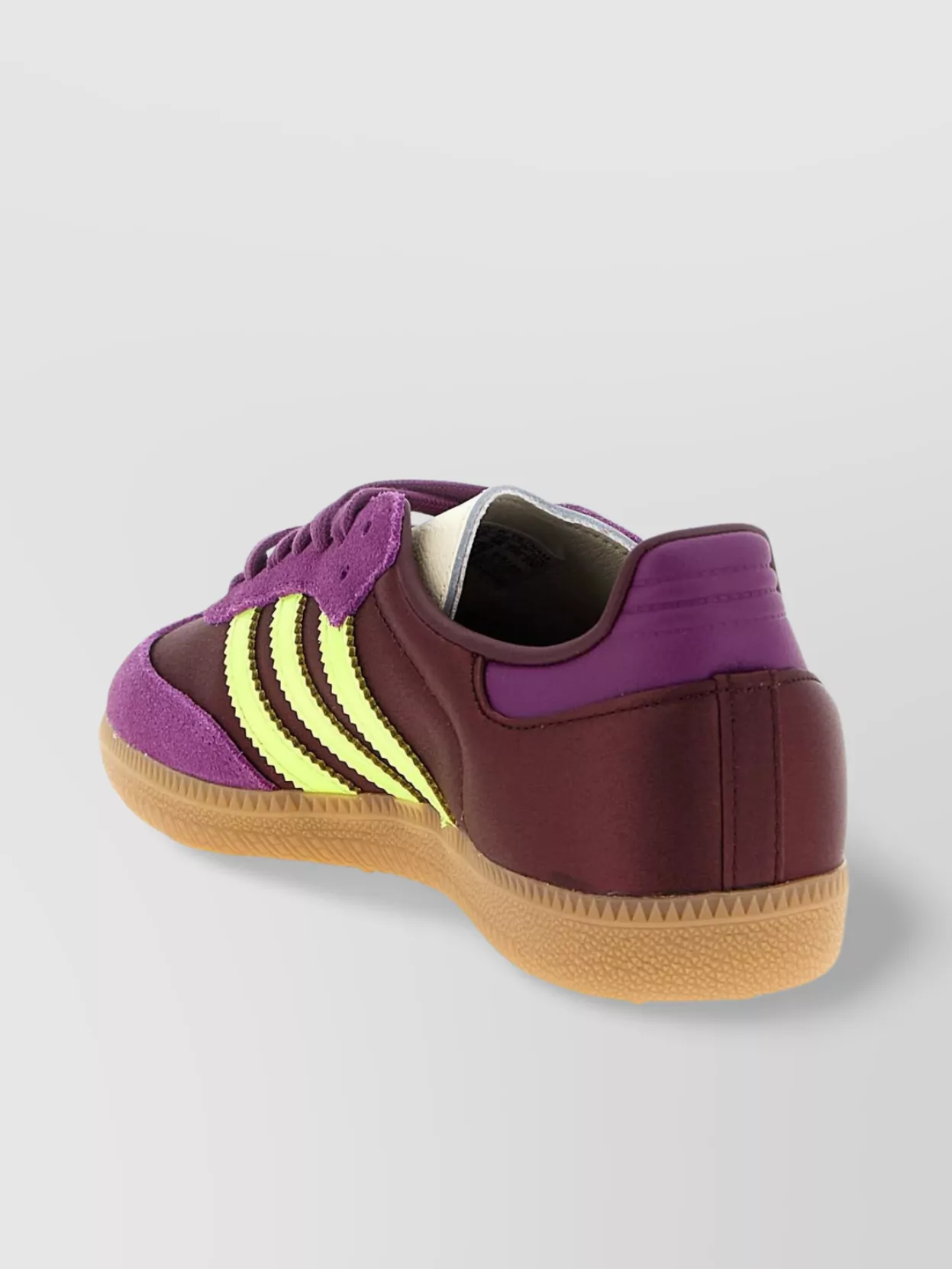 Adidas Originals Rubber Sole Sneakers With Suede Overlays And Contrast Stripes