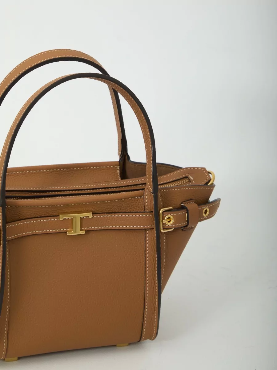 Tod's T Timeless Mini Leather Shoulder Bag