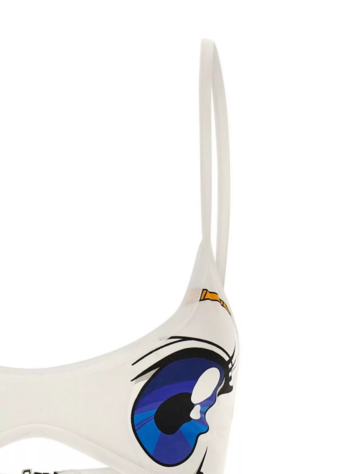 Dsquared2 Better Swim Bodysuit Eye Motif In Multi