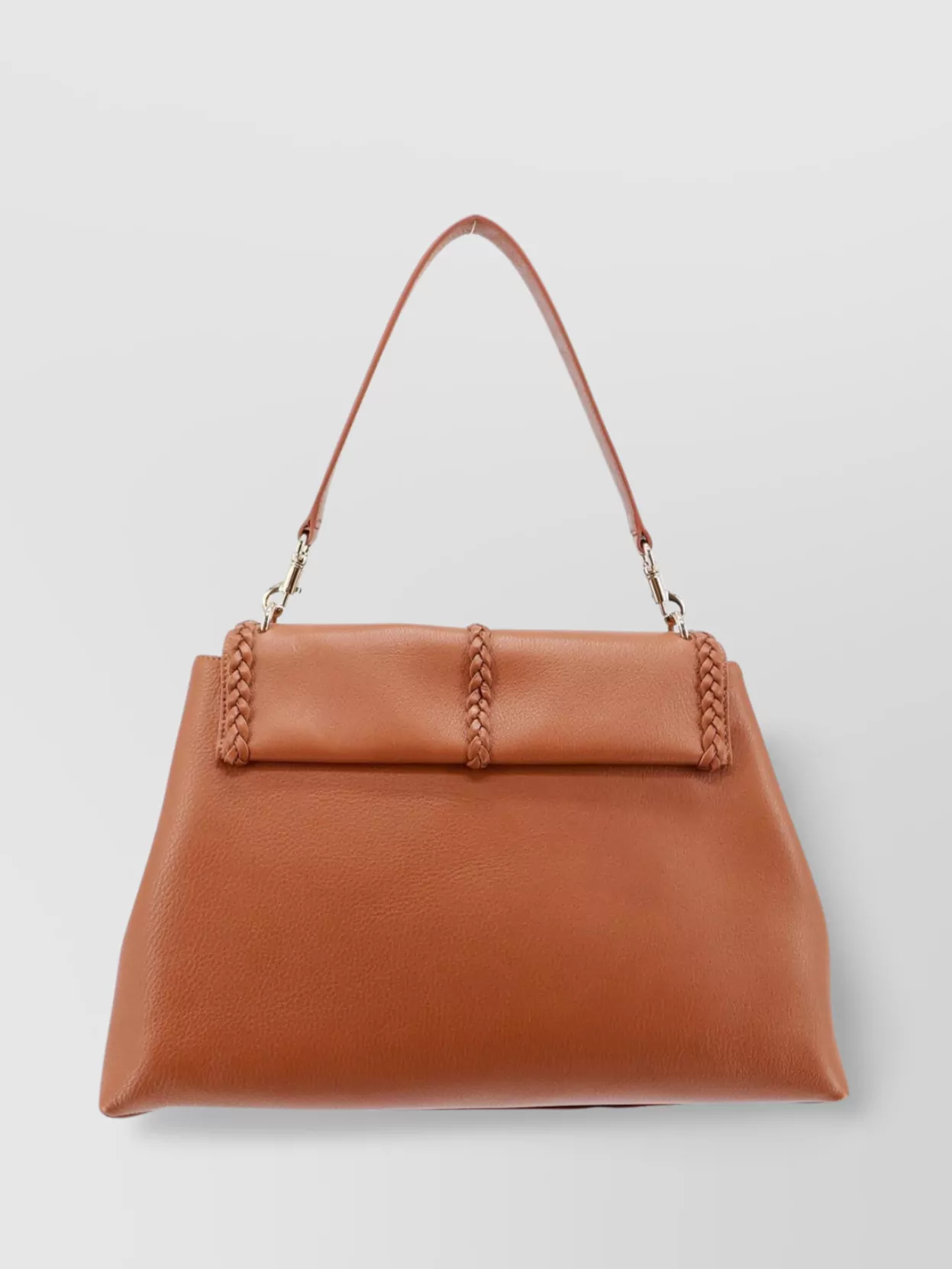 Chloé Logo-Embossed Leather Shoulder Bag