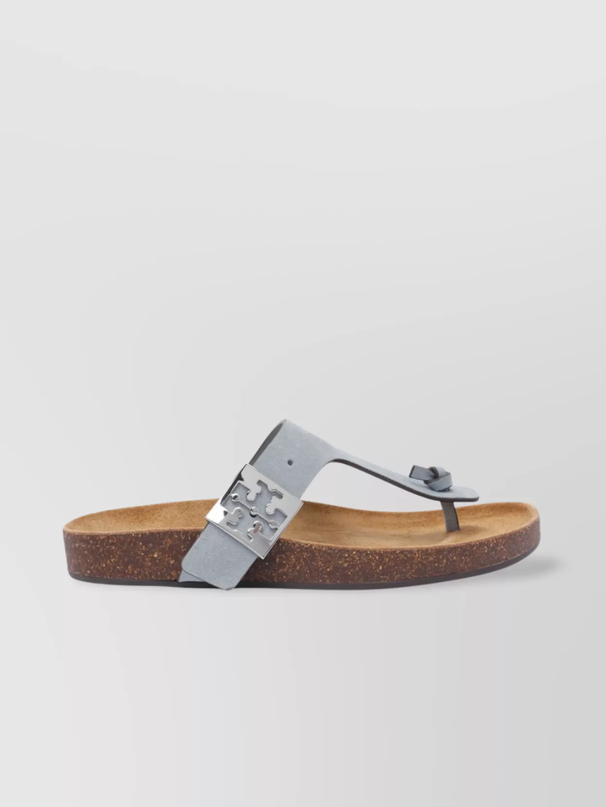 Tory Burch Thong Sandals With Round Toe And Cork Sole