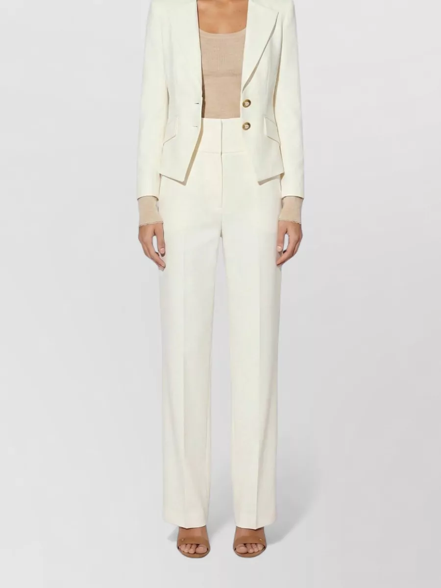 Elisabetta Franchi high-waist wide-leg tailored trousers