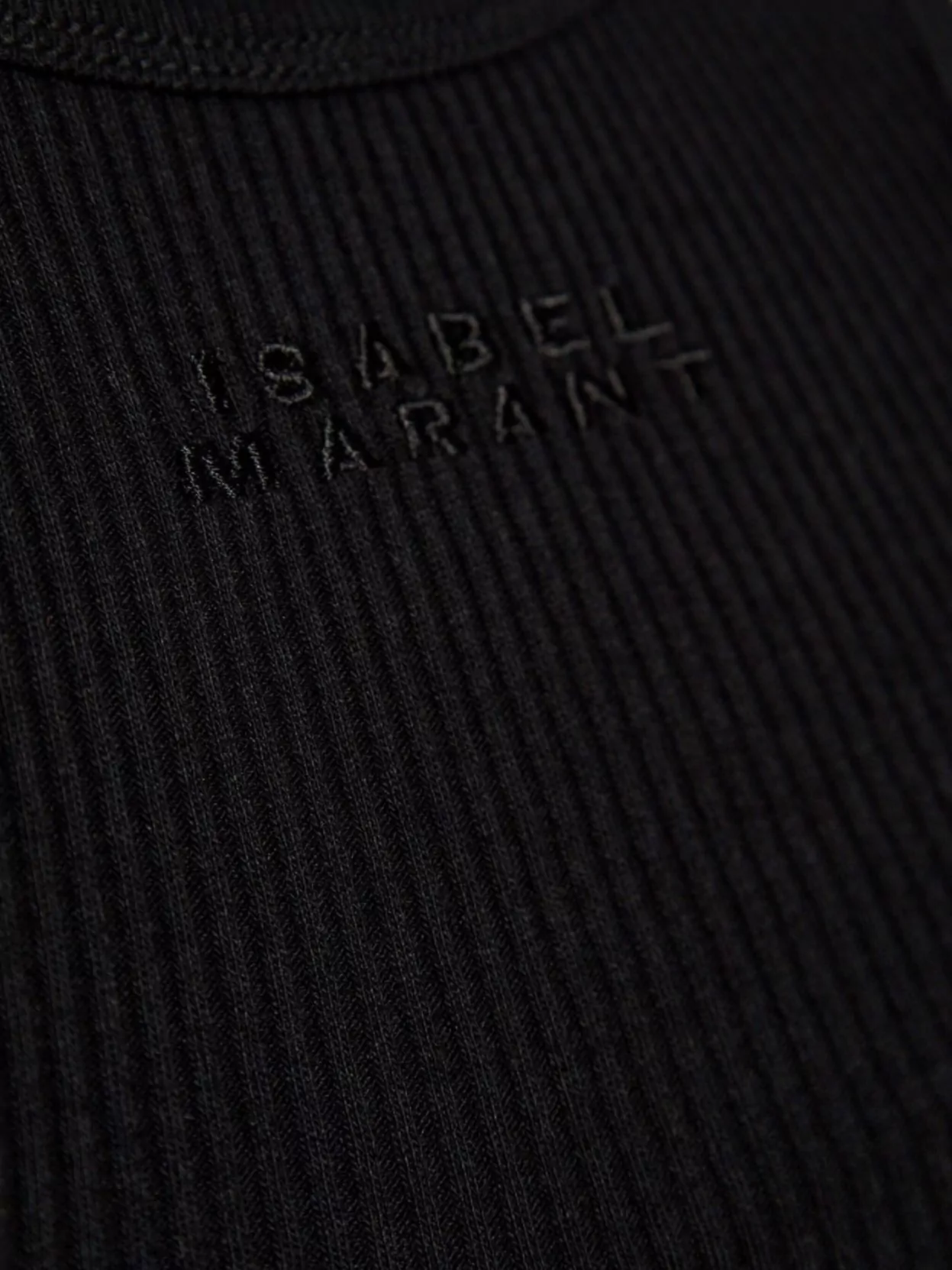 Isabel Marant Embroidered Logo Tank Top