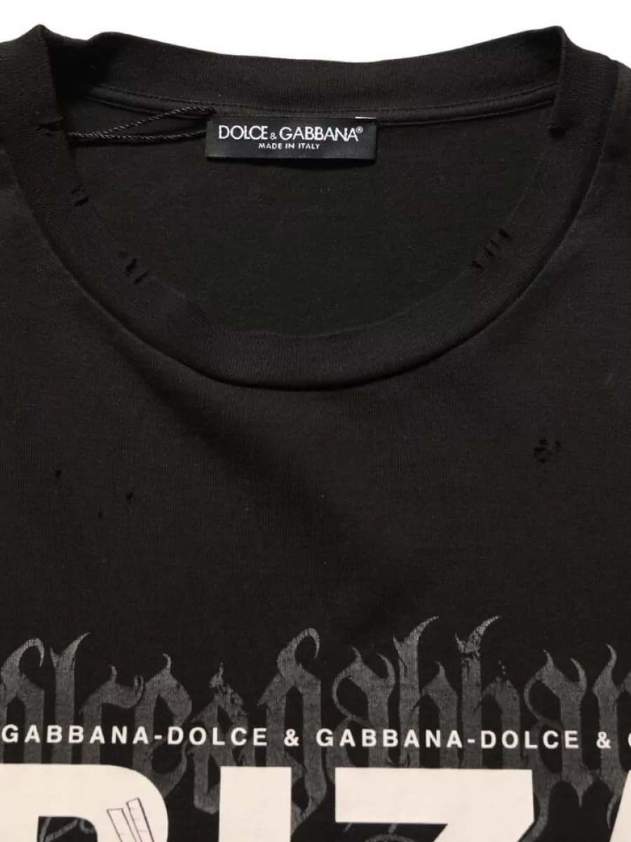 Dolce&Gabbana Cotton Crew Neck T-Shirt