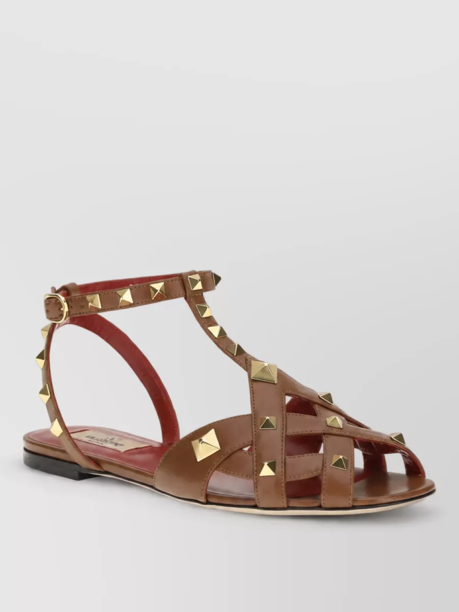 Valentino Garavani leather studded sandals