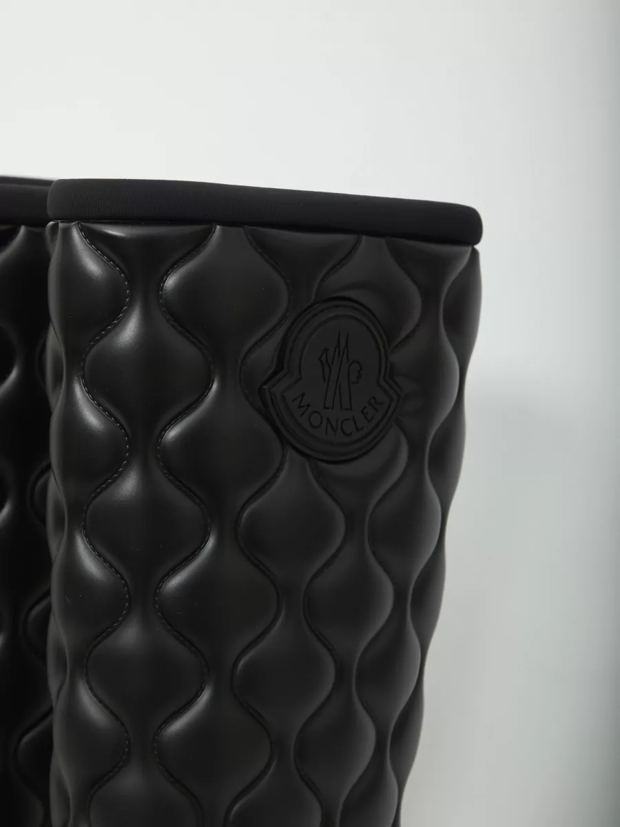 Moncler Quilted Knee-High Rain Boots