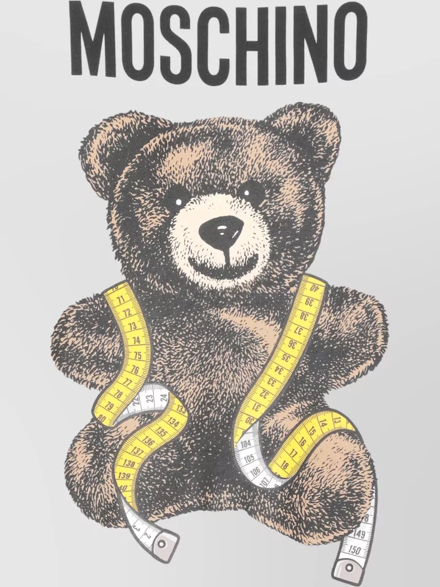 Moschino Logo Print Cotton Short Sleeve T-Shirt