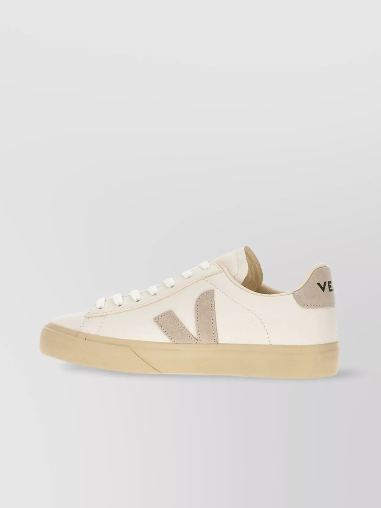 Veja Leather Campo Chromefree Sneakers Low-Top Rubber Sole