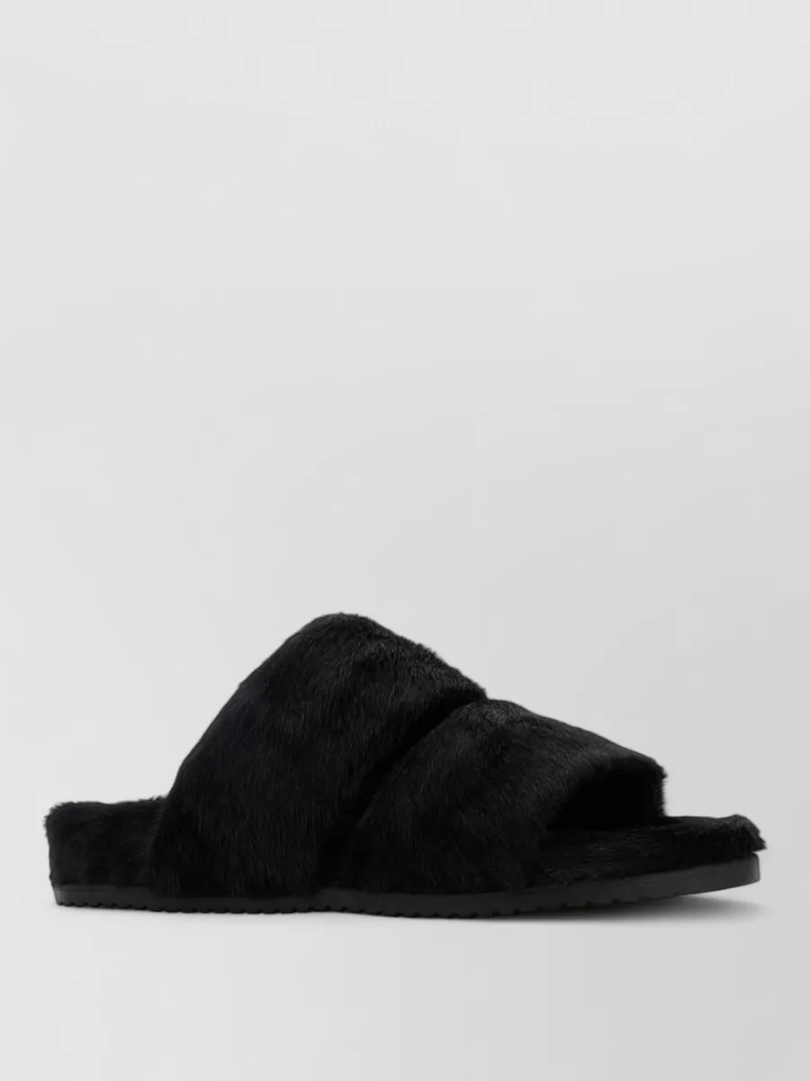 Dolce&Gabbana calf hair slides